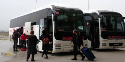 Çanakkale’de, korona (Covid-19) virüsü tedbirleri kapsamında girişleri durduruldu