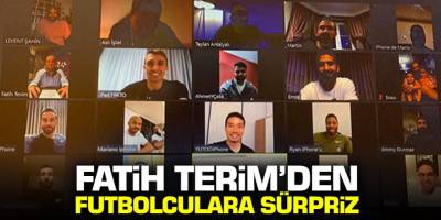 Fatih terim'den futbolculara sürpriz! Usta Teknik Direktör futbolcuları ile hasret giderdi