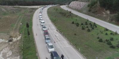 Karabük’te Kayıt altına alınmadan şehre alınmıyorlar