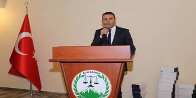 Ağrı Barosu Başkanı Av. Mehmet Salih Aydın adaletin vatandaşla kurduğu köprüdür”