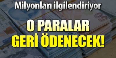 Emeklileri, memurları ve tüm işçileri ilgilendiriyor Toplu para iadesi' haberi!  İşte Detaylar ve Şartlar