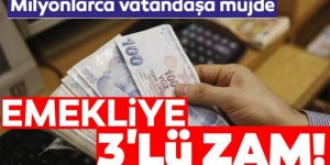 Yılbaşında Emekliye 3'lü Zam! Emekliye ne kadar zam yapılacak?