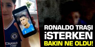 Ronolda traşı isterken bakın ne oldu