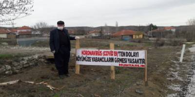 Tokat’ta korona virüs vakası olmayan köylere giriş yasağı koydular