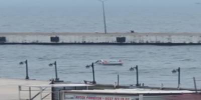 Sinop'ta otomobil denize düştü sürücüsü kendi imkanlarıyla sudan çıktı