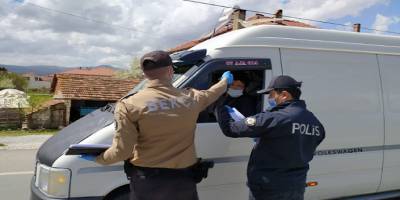 Korona virüs tedbirleri kapsamında o ilçeye girişler kontrollü sağlanıyor