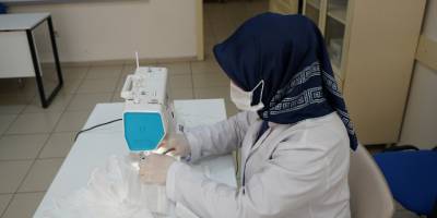 Kayseri belediyesi 21 gündür maske üreterek ücretsiz dağıtıyor