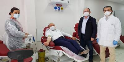 AK Parti Çorum Milletvekili Kavuncu’dan kan bağışı