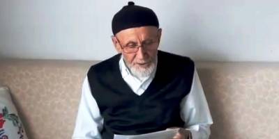 Çorum'da 78 yaşındaki Mehmet amcadan şiirli "evde kal" çağrısı