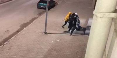 Elazığ'da Kavga ihbarına giden polislere pastalı sürpriz