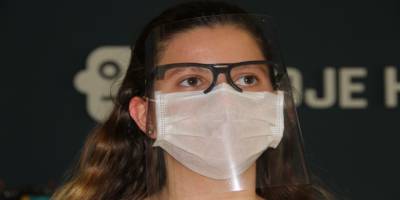 Erzurum Atatürk Üniversitesi’nde öğrencisi maske üretimine farklı bir boyut getirdi