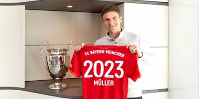 Thomas Müller'in sözleşmesini 2023 yılına kadar uzattı