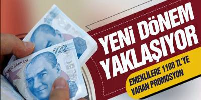 Emekliye 1100 TL Promosyon Müjdesi! Emekli İkramiye Tarihi ve Detayları