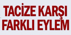 Tacize karşı kitap kapaklarıyla farklı eylem