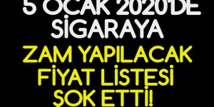 2020’de sigaraya zam var mı? İşte zam geleceği iddia edilen sigara fiyat listesi!