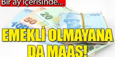 Müjde Emekli Olamayana'da Maaş!
