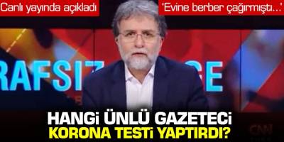 Hangi ünlü gazeteci korona testi yaptırdı? Canlı yayında açıkladı!