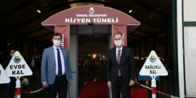 Bursa'da pazara girenler bu tünelden geçmek zorunda