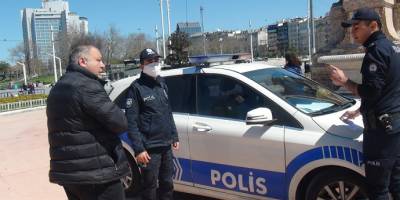Taksim’de ceza yiyen Ramazan Doğru ilginç sosyal mesafe tepkisi