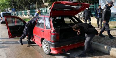 Şüpheli araç polis ekiplerini alarma geçirdi