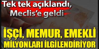 Memur, Emekli, İşçi, Dul, Yetim Milyonlarca Kişiyi İlgilendiriyor...