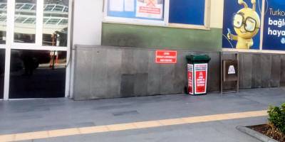 Isparta Belediyesi Korona Virüsü salgını dolayısıyla farklı noktalara tıbbi atık kutuları yerleştirdi