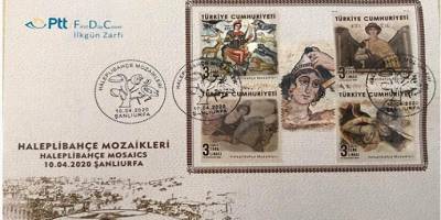 PTT AŞ "Haleplibahçe Mozaikleri" konulu anma pulu