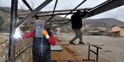 Bayburt'ta Canlı hayvan pazarında taşınma işlemleri başladı