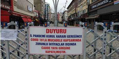 Rize'de alınan karar sonucu kalabalık caddelere giriş yasaklandı