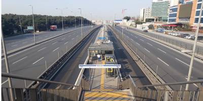 İstanbul’da toplu taşıma seferleri seyrek şekilde yapılıyor