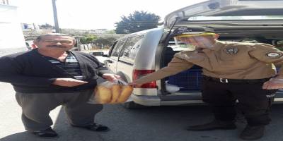 Mersin'de bekçiler vatandaşların ihtiyaçlarını evine götürdü