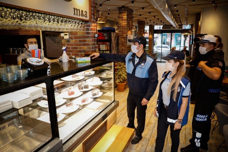 Esenler’de kafe ve pastaneler denetlendi