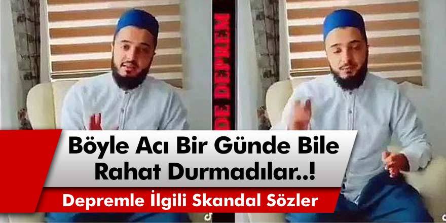 İzmir Depremini Muhammed Burhan Karakurt, Zinaya Bağladı...